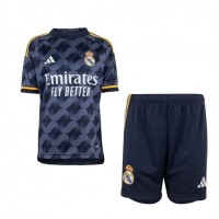Real Madrid Fußballbekleidung Auswärtstrikot Kinder 2023-24 Kurzarm (+ kurze hosen)